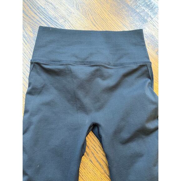 Lululemon Black Wide Waistband Compression Tights Size 2 Womens - Picture 3 of 5